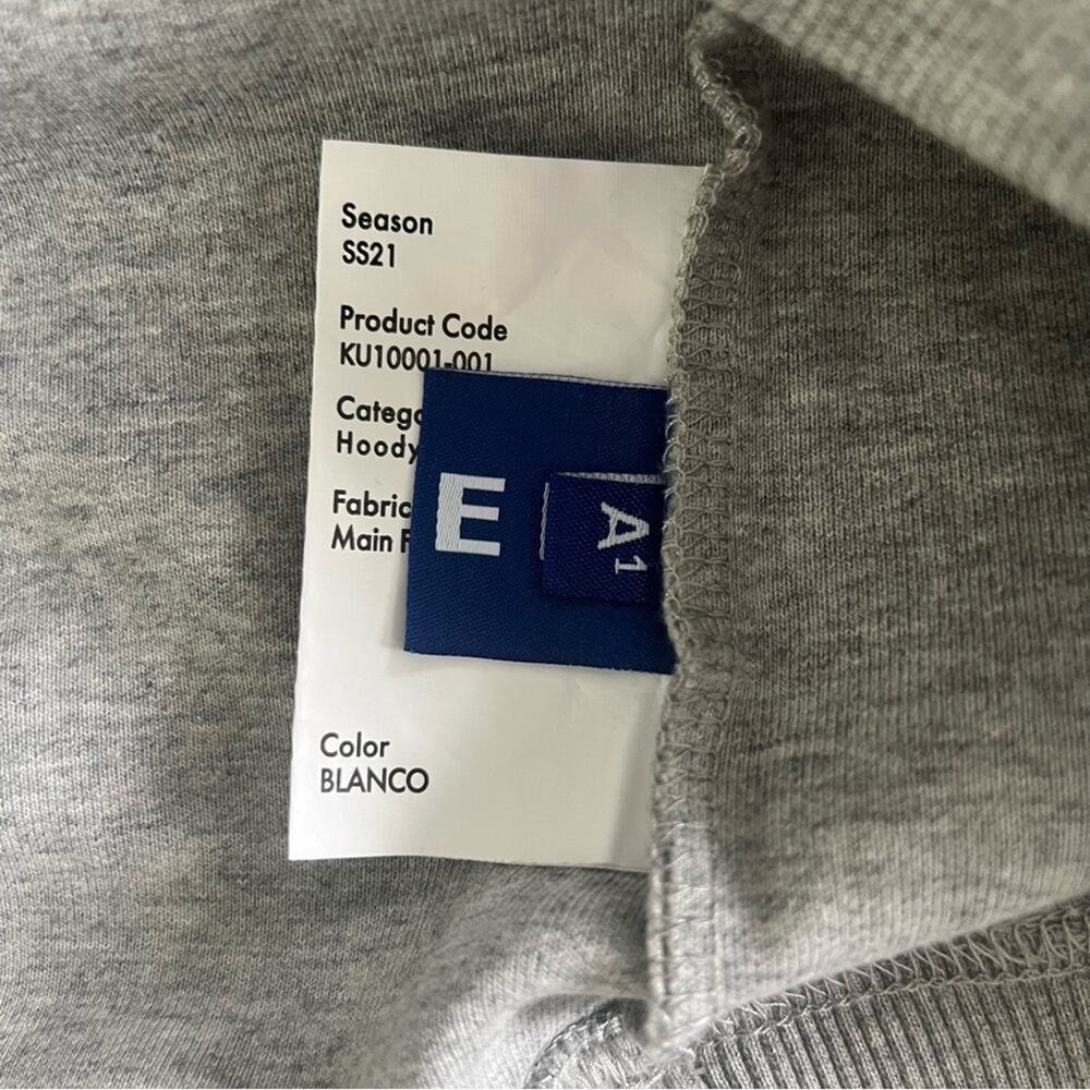 Ader Error Og Form Logo Embroidered Grey Crewneck… - image 6